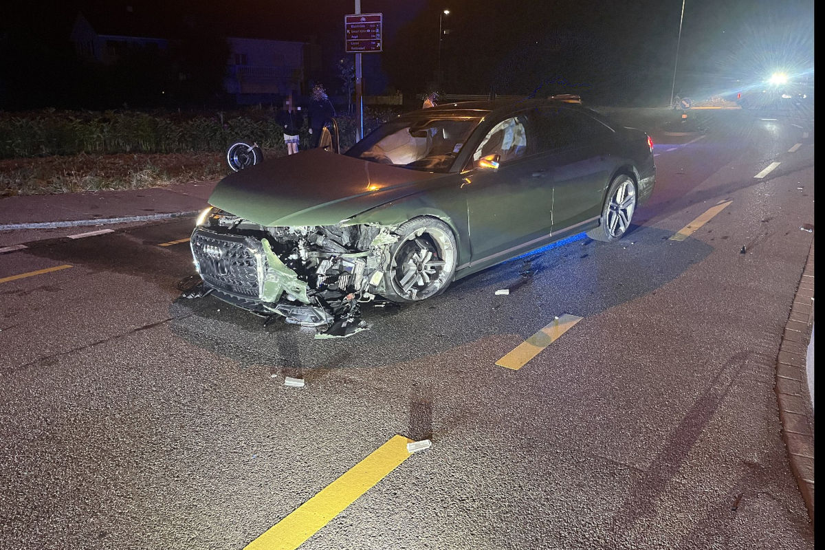 Pratteln BL – Teenager verursacht Unfall mit gestohlenem Audi