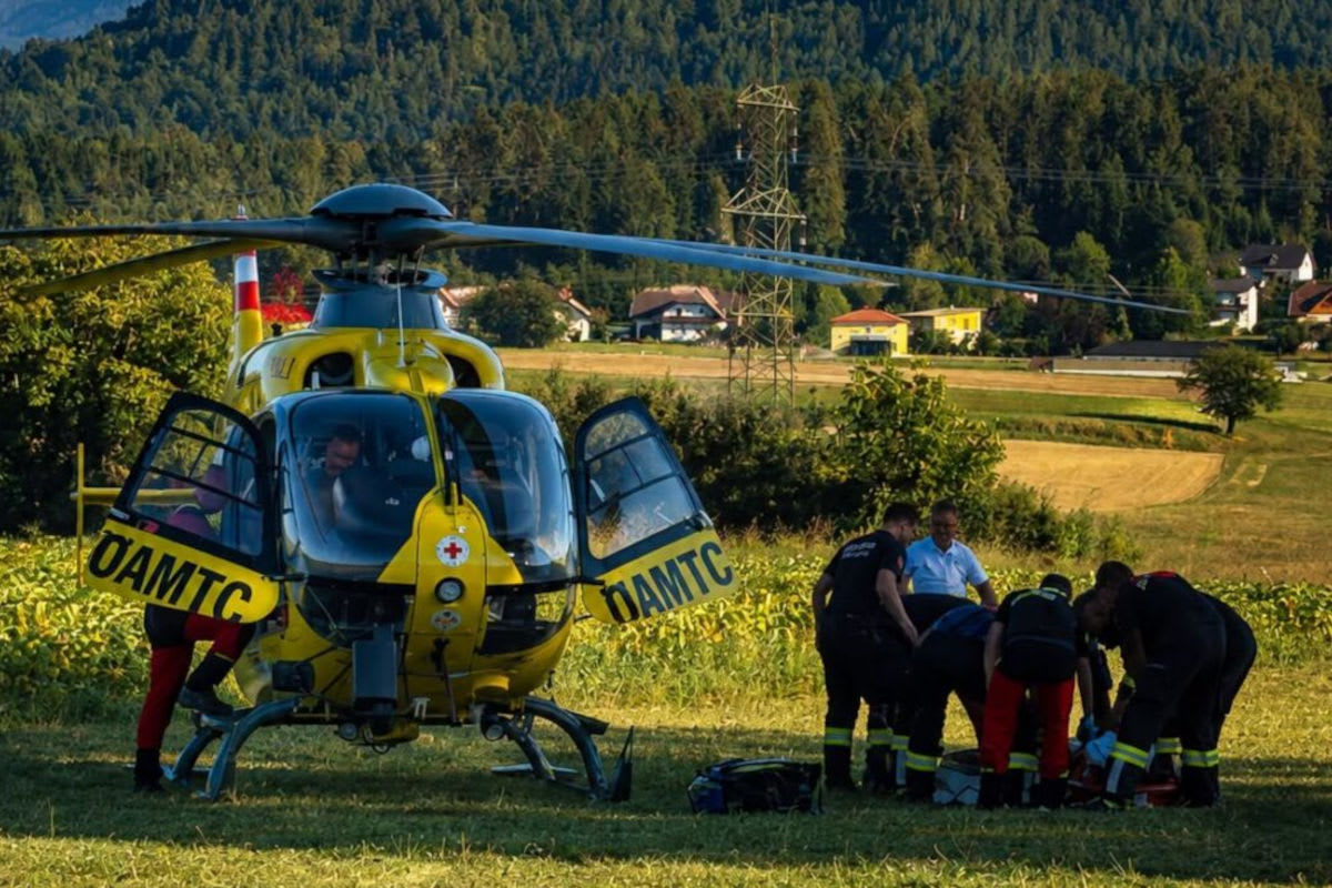 St. Kanzian – Arbeitsunfall bei Dachsanierung