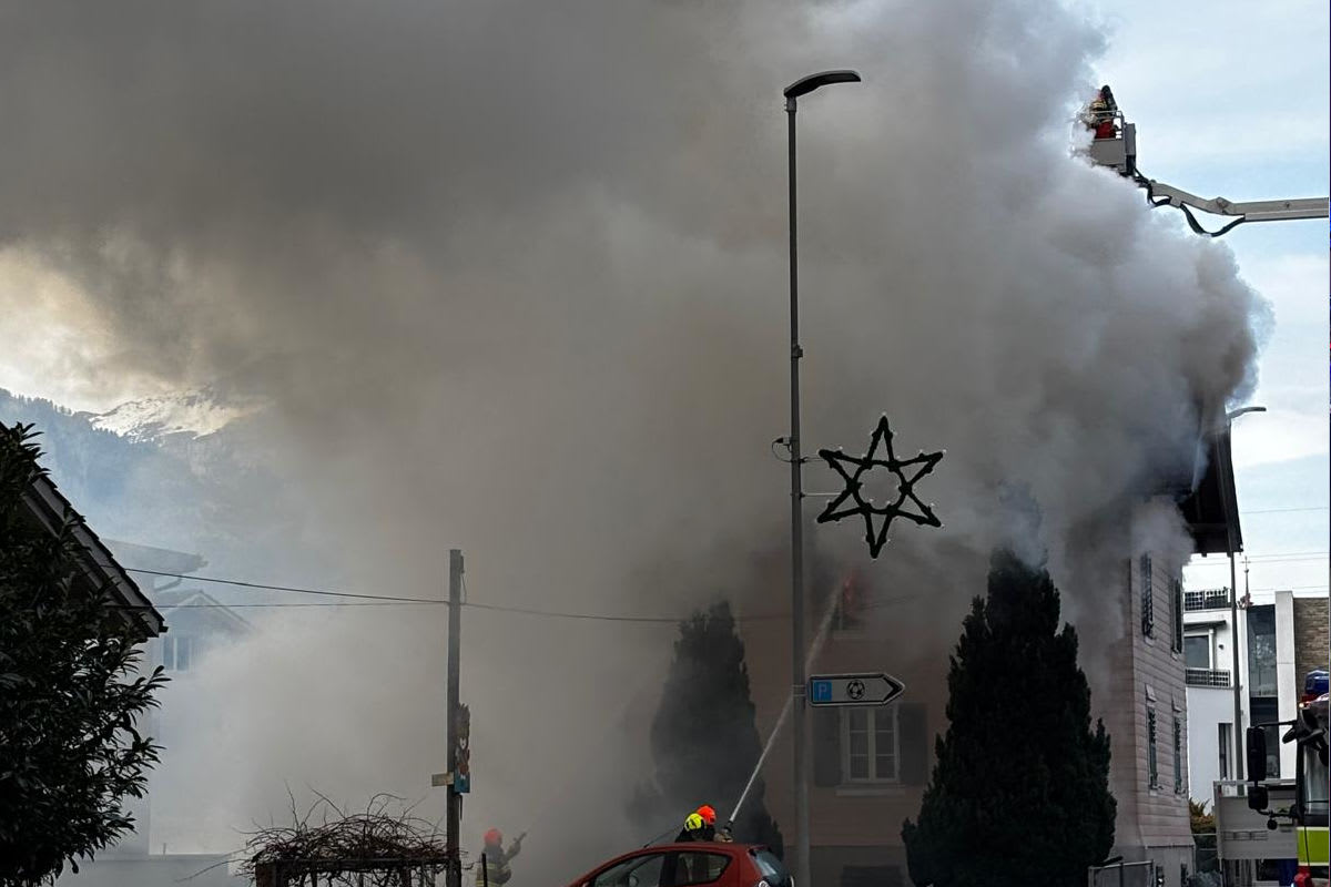 Schattdorf UR – Zwei Verletzte bei Brand eines Wohnhauses 