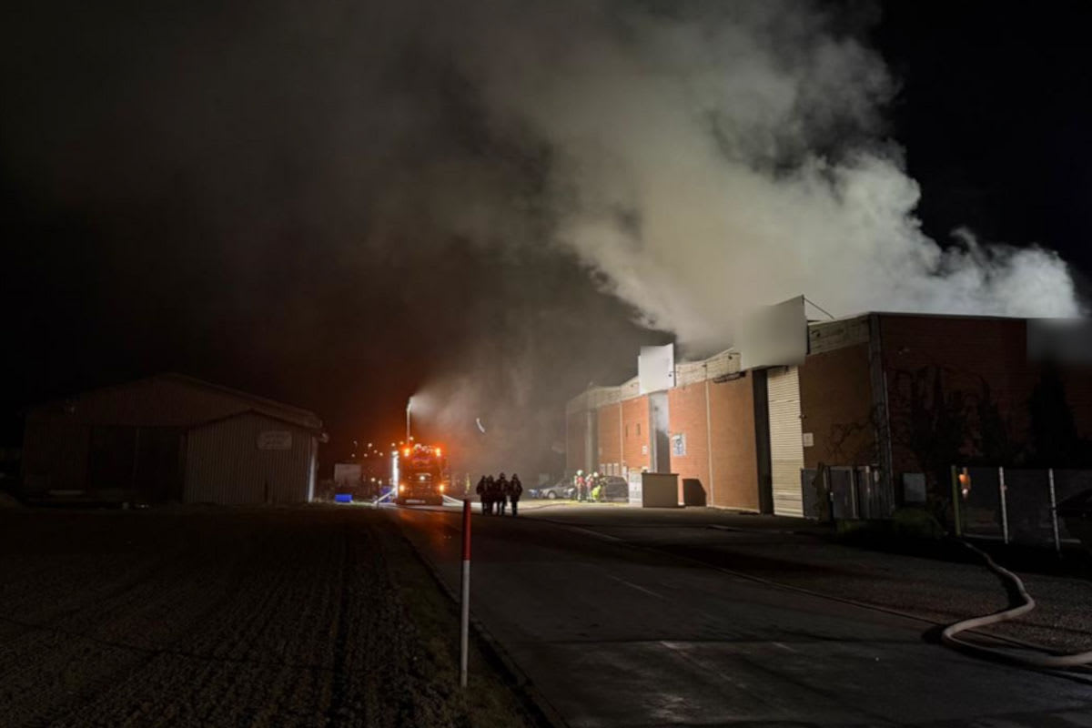 Beringen SH – Brand in Recyclinghalle