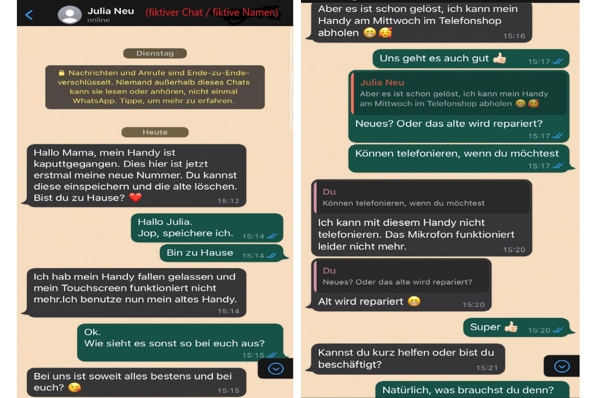 Diepholz – WhatsApp Betrugsmasche – Täter geben sich als Kinder aus und fordern, eine Überweisung zu tätigen