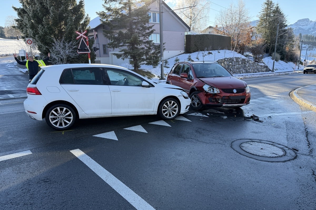 Appenzell AI – Unfall bei Abbiegemanöver