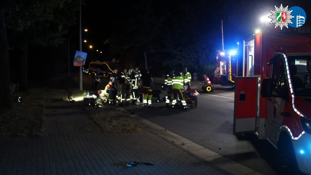 Oberhausen – Toter und Schwerverletzte nach Unfall mit Motorrad