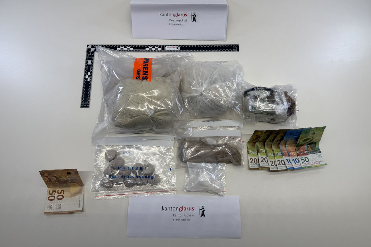 Glarus – Mutmasslicher Drogenhändler festgenommen