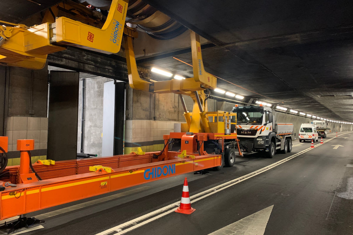 Gotthardtunnel im Juni mehrfach gesperrt