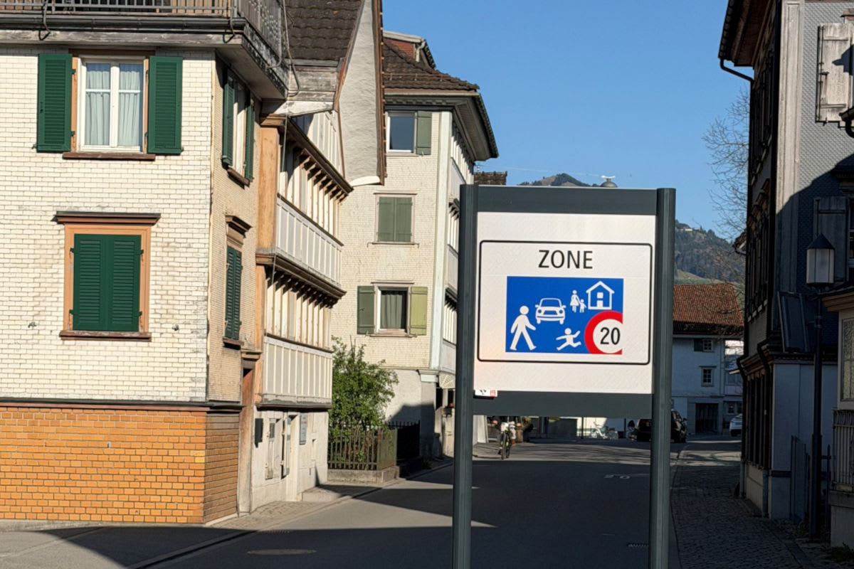 Appenzell – Neue Begegnungszone im Dorf eingeführt