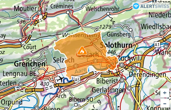 Bellach SO – Brand sorgt für starke Rauchentwicklung