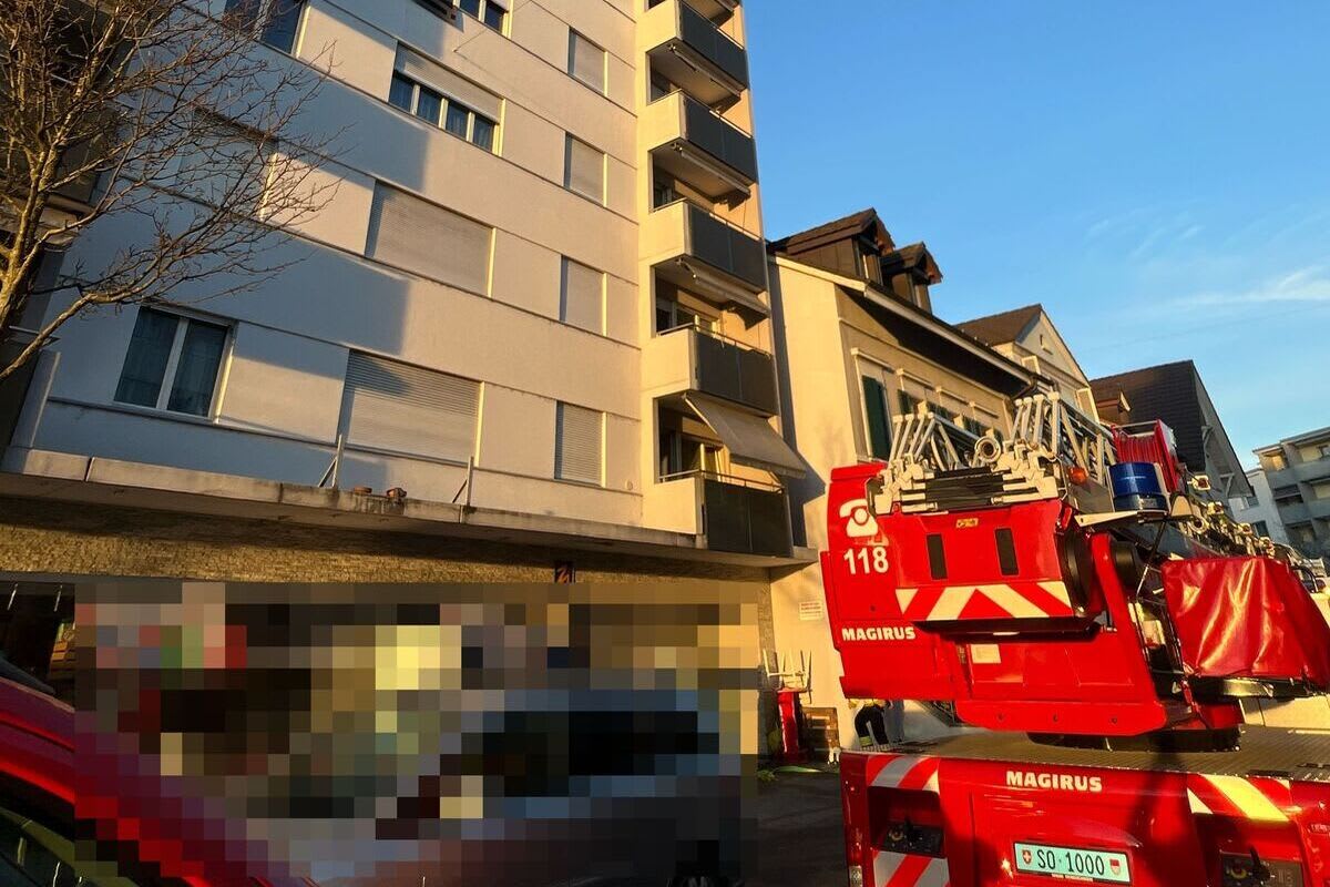 Olten SO – Starke Rauchentwicklung nach Küchenbrand