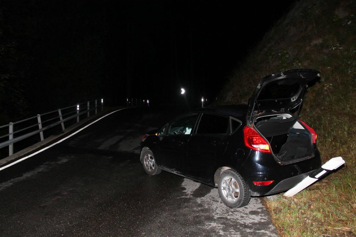Eggerstanden AI -  Selbstunfall wegen Wildtier