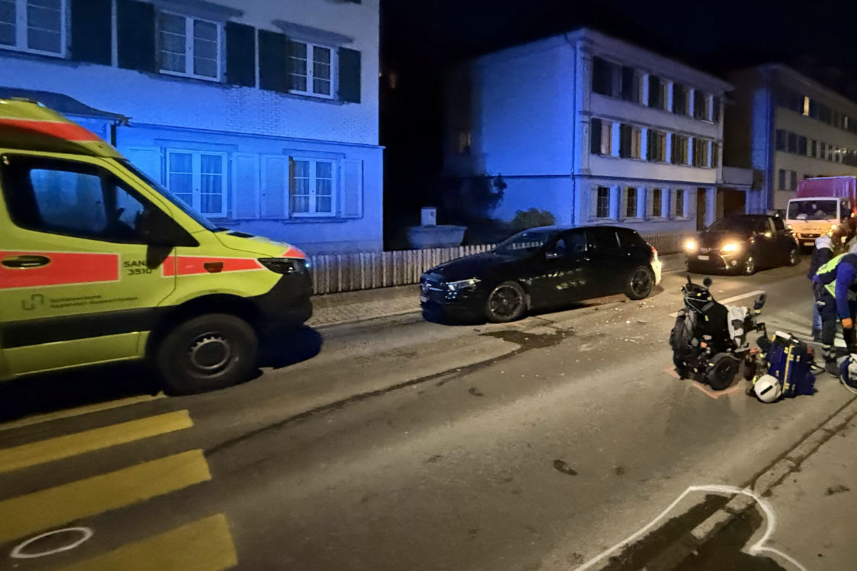 Gais AR – Rollstuhlfahrer bei Unfall schwer verletzt