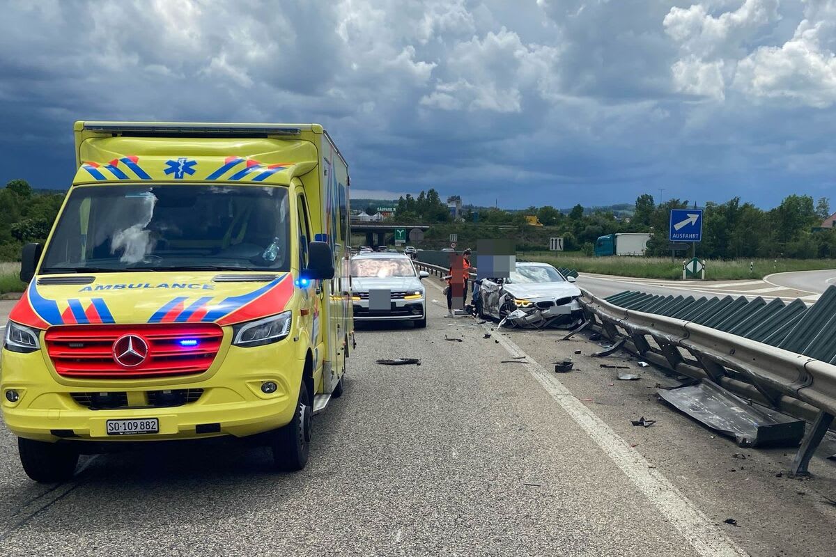  Egerkingen SO - Verkehrsbehinderungen nach Unfall auf der A2
