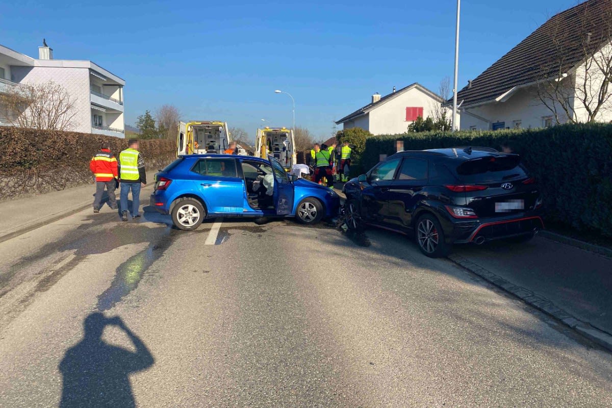 Lostorf SO - Unfall zwischen zwei Autos