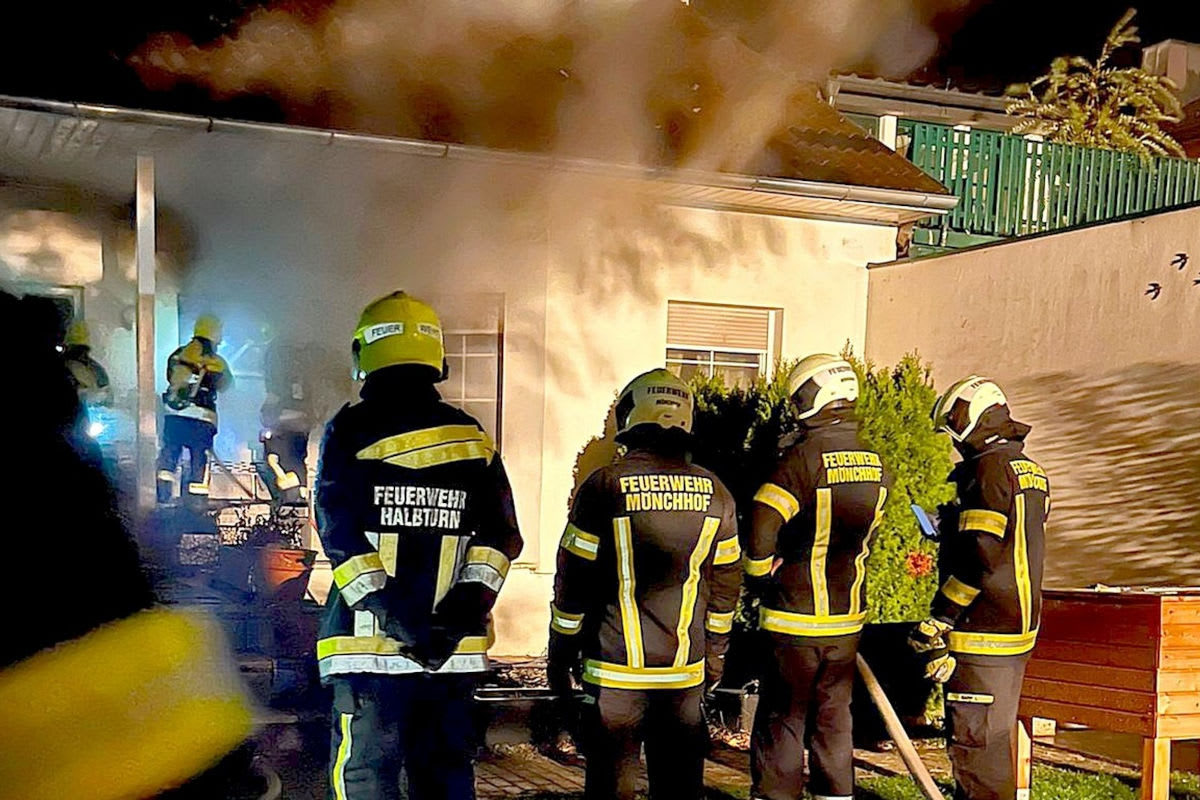 Halbturn B – Einbrecher legt Brand in Wohnhaus