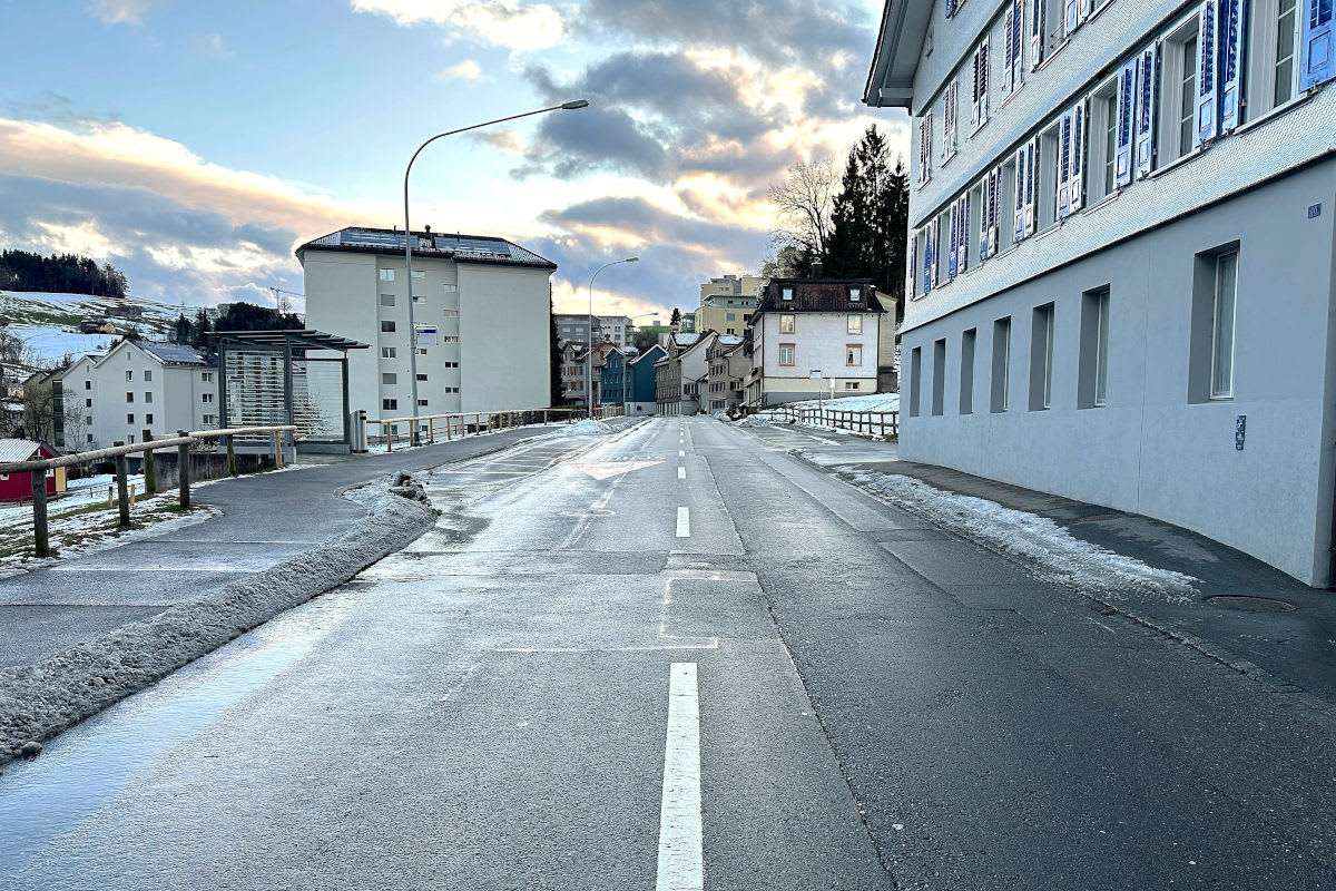 Herisau AR – Verkehrsbehinderungen wegen Strassensanierung 