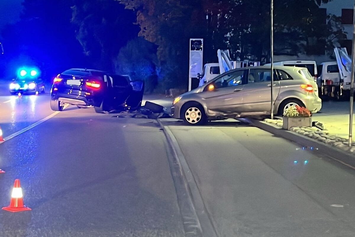 Biberist SO - Seitlich-frontal mit einem entgegenkommenden Auto kollidiert