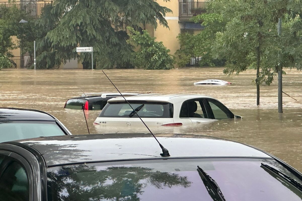 Überschwemmung nach Unwetter in Emilia Romagna IT