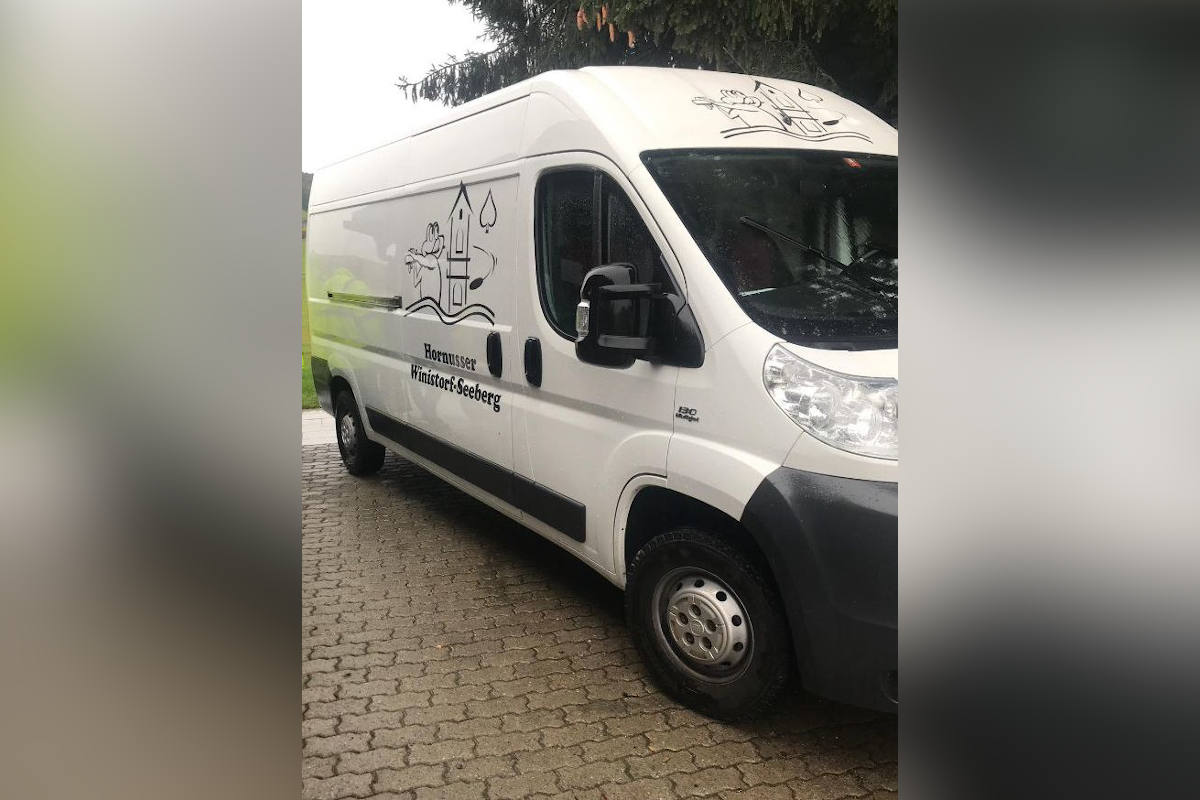Winistorf SO – Weisser Lieferwagen der Hornussergesellschaft gestohlen