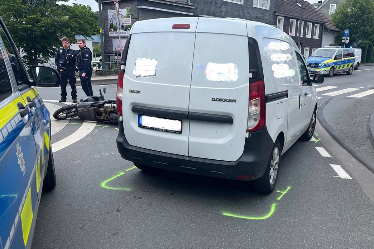 Wipperfürth – Motorradfahrer bei Unfall mit Pkw verletzt