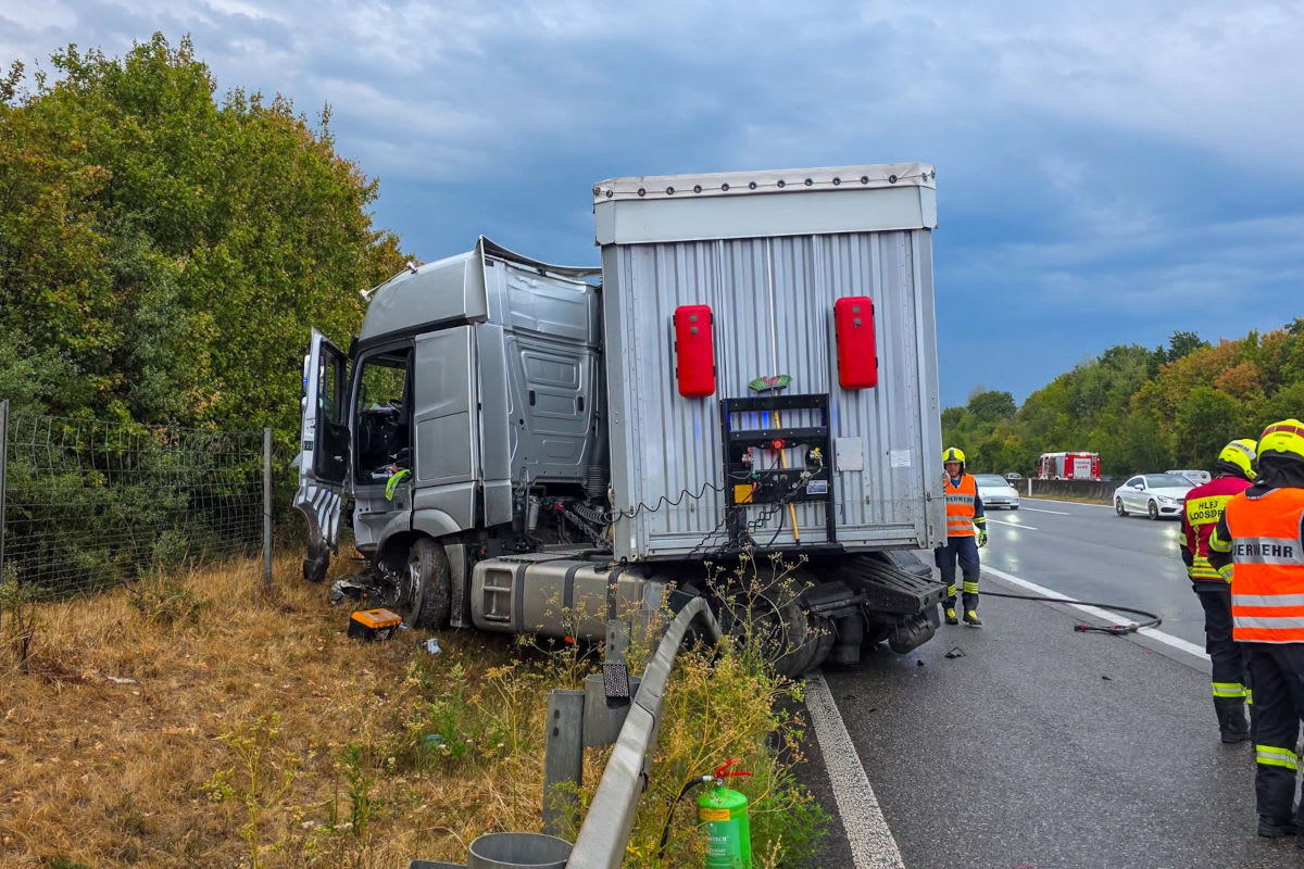 Loosdorf – Unfall mit Lkw auf A1 sorgt für stundenlange Staus