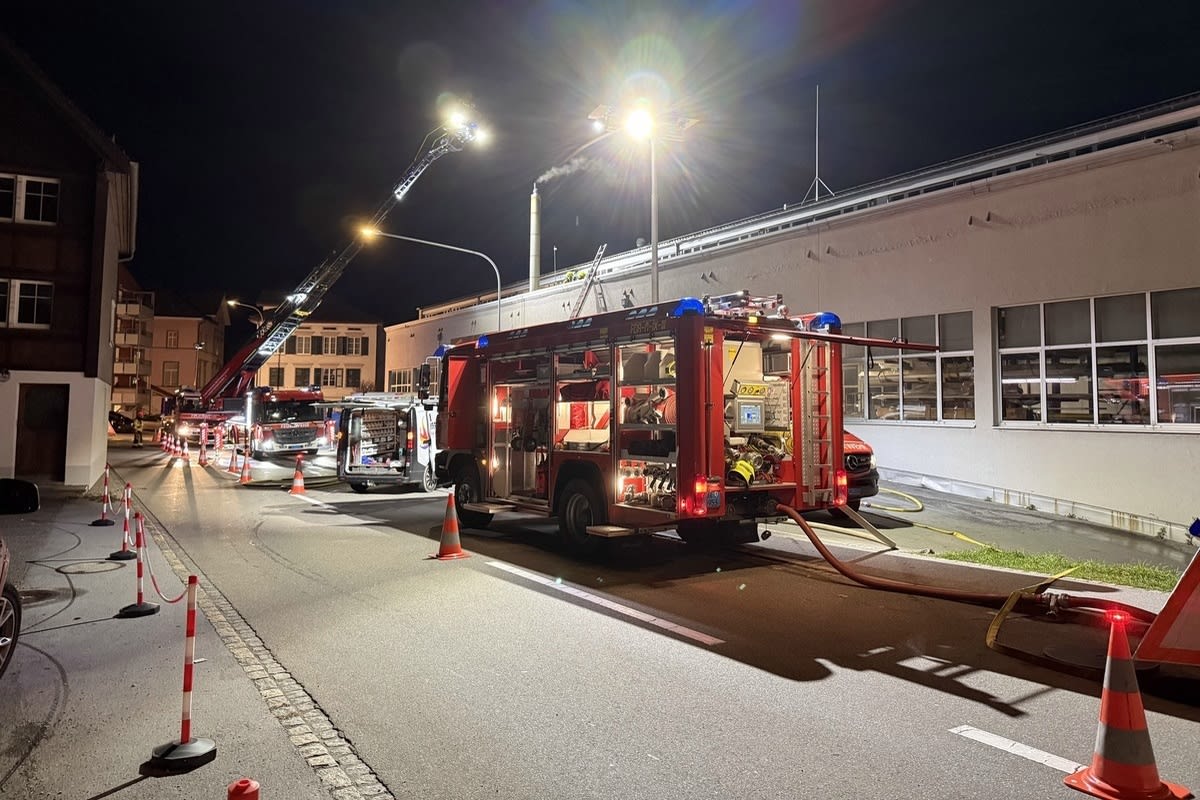 Walzenhausen AR – Brand im Dachbereich ausgebrochen