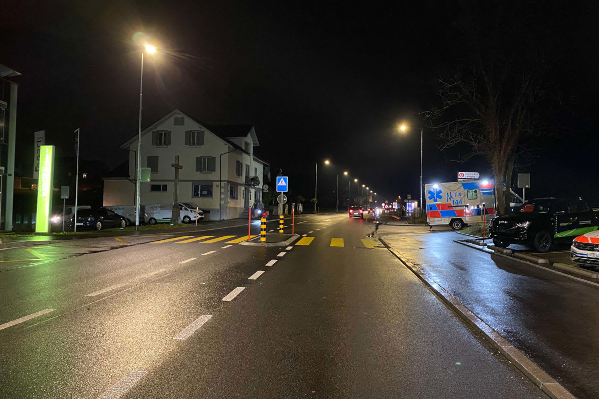 Unfallflucht in Cham ZG – Auto erfasst Fussgängerin