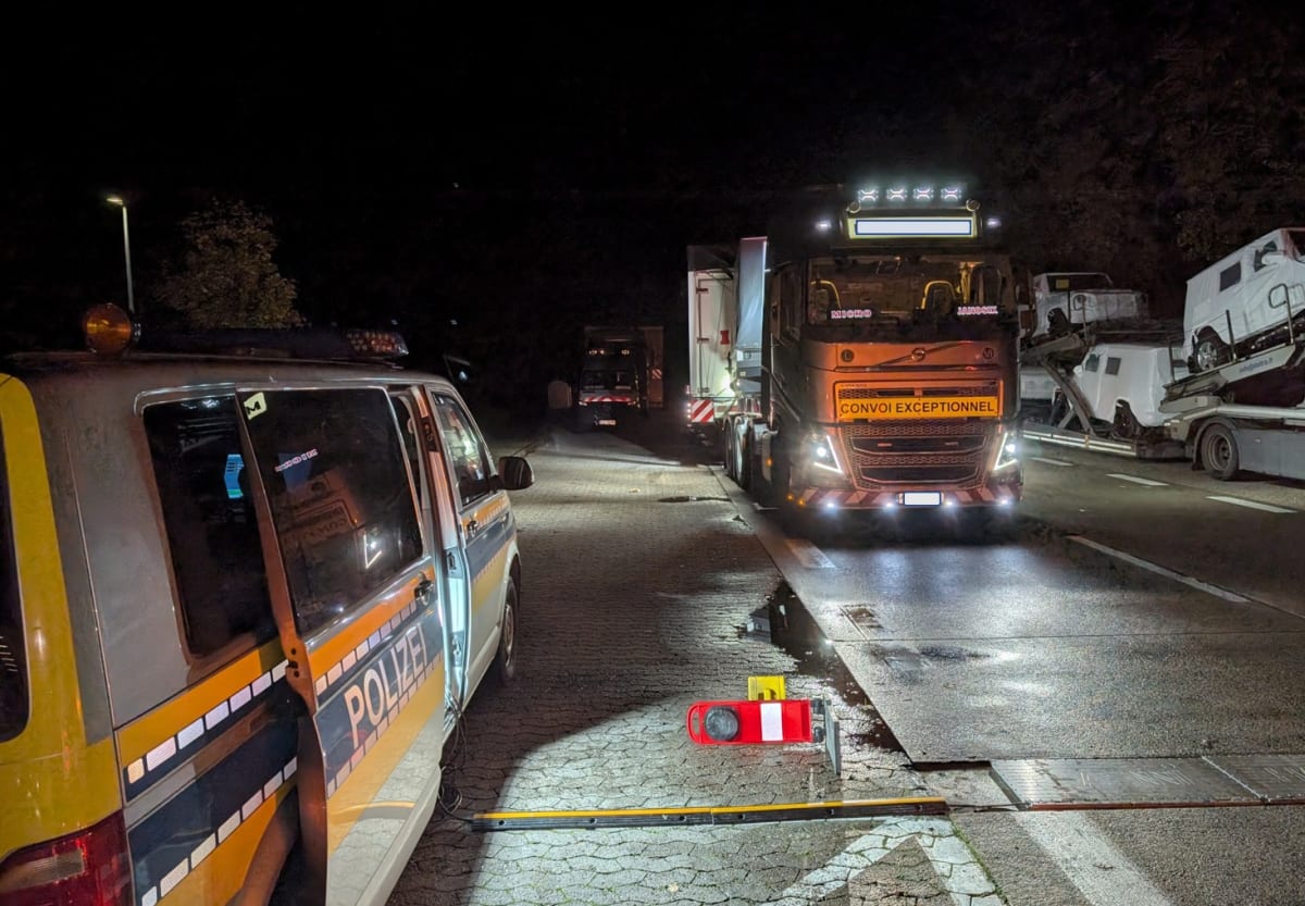 A2 Geestland – Vier Schwertransporte wegen Überladung gestoppt