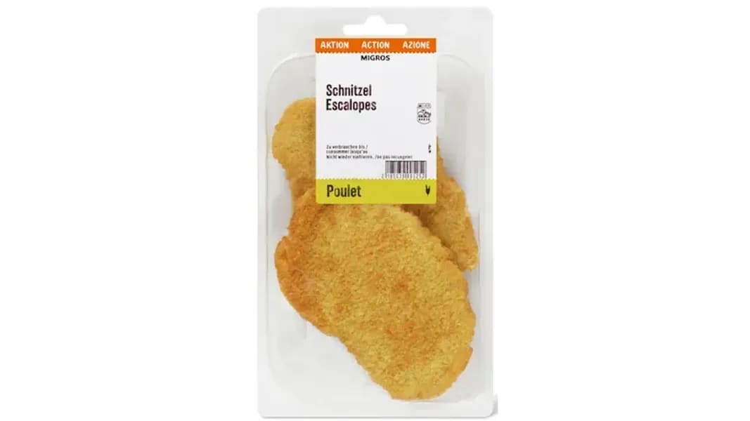 Falsches Datum auf Verpackung – Migros ruft Pouletschnitzel zurück