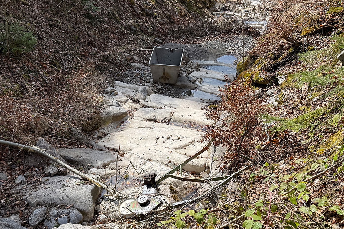Kerns OW - Seilriss bei Materialseilbahn