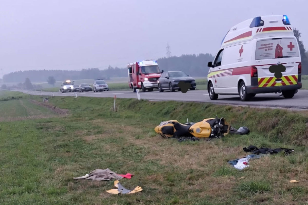 Münzkirchen – Motorradlenker bei Unfall tödlich verletzt