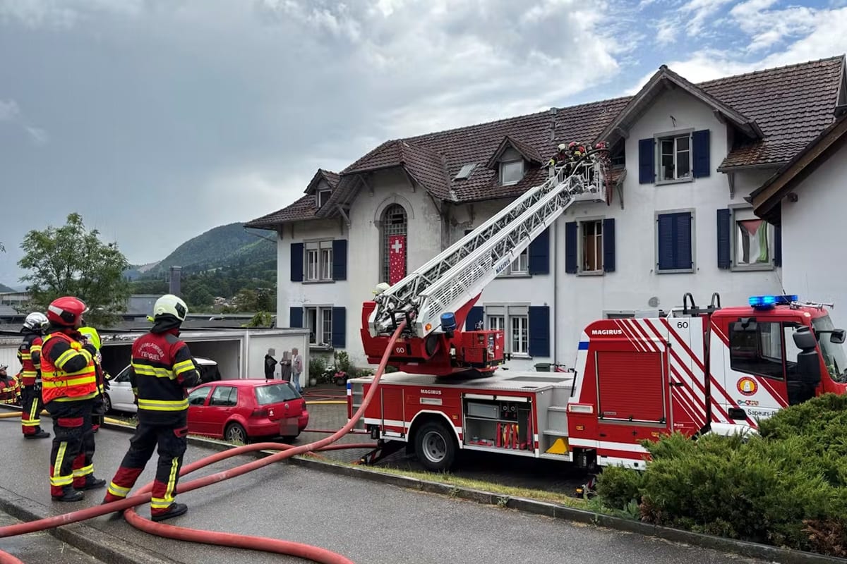 Corgémont BE – Person nach Wohnungsbrand verletzt