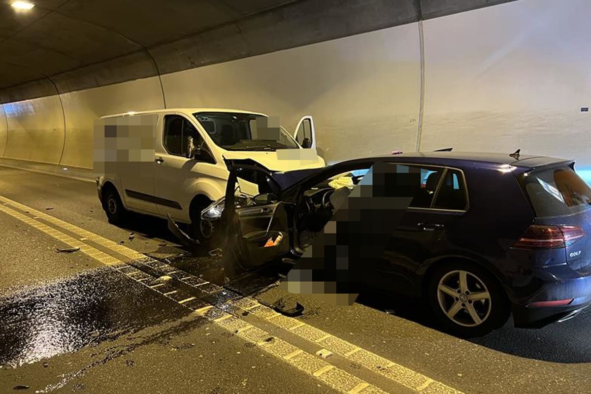 Flüelen UR – Unfall im Flüelertunnel fordert mehrere Verletzte