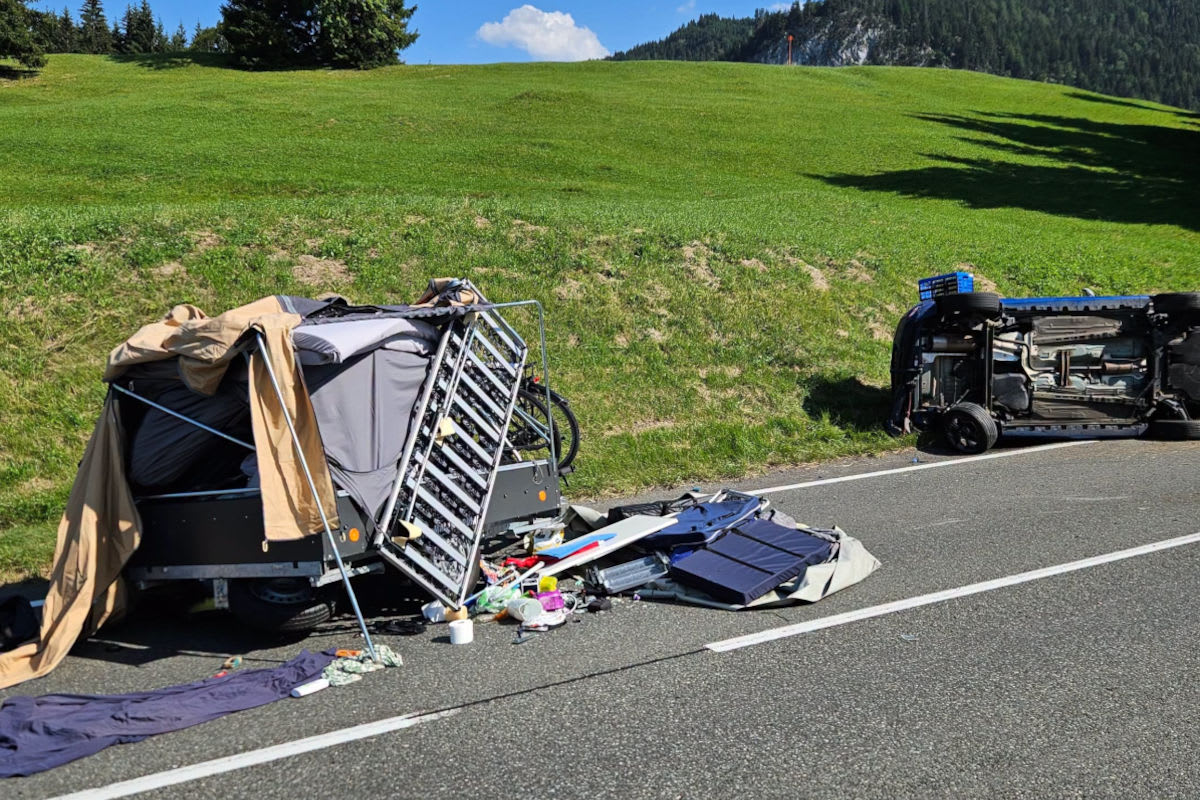 Reutte – Mehrere Verletzte bei Unfall auf der Fernpassstraße