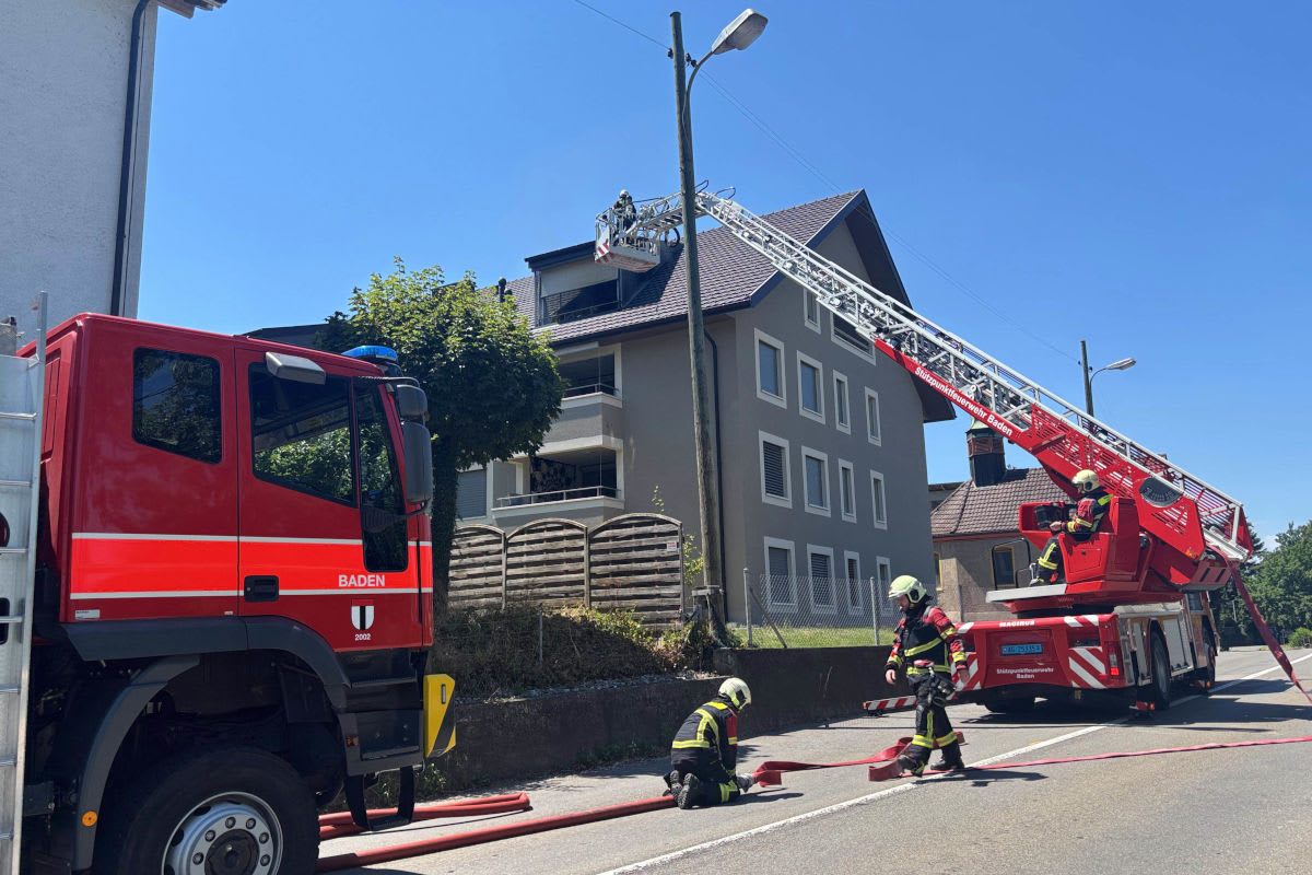 Turgi AG – Balkon eines Mehrfamilienhauses in Brand geraten