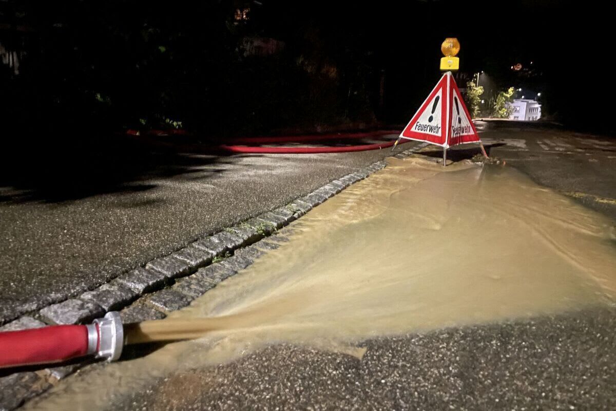 Kanton Basel-Land – Feuerwehren im Dauereinsatz nach Unwettern