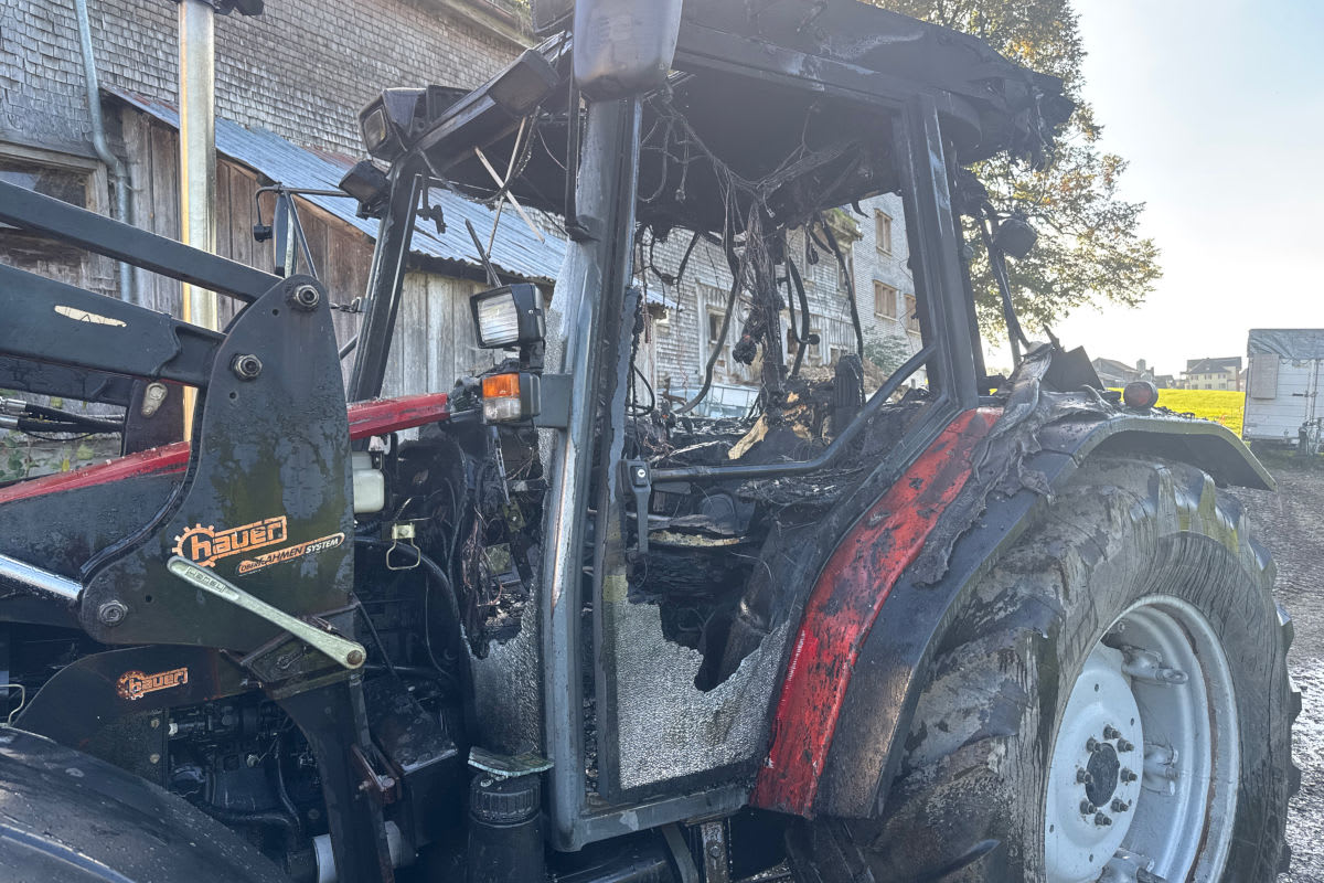 Eggerstanden AI – Traktor in Brand geraten