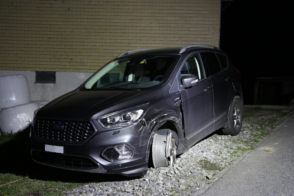 Appenzell – Heftige Kollision zwischen zwei Autos