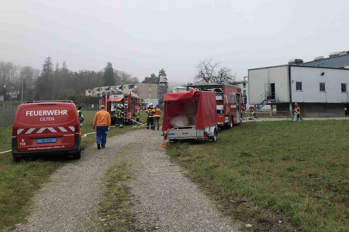 Chemieunfall in Rickenbach SO – Lösungsmittel in Industriebetrieb ausgelaufen