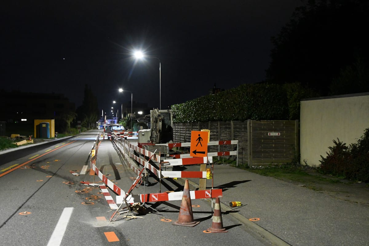 Chur GR – Motorrad kracht bei Unfall in Baustelle