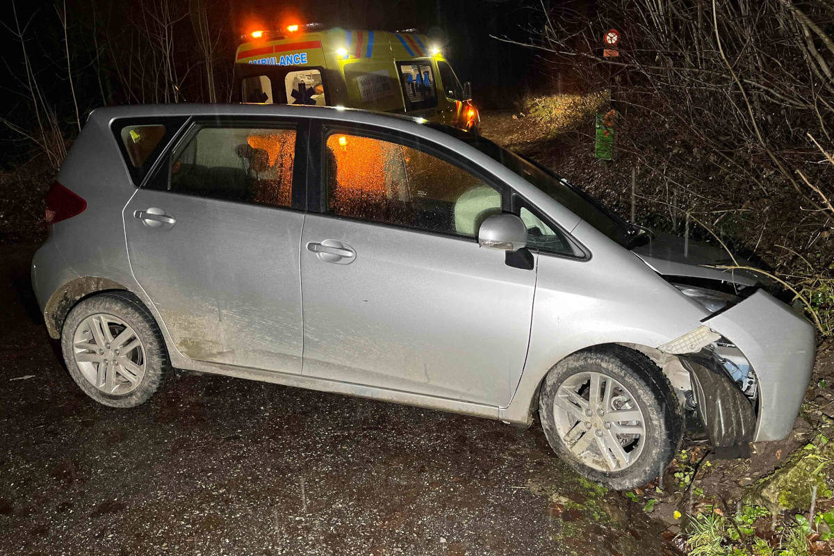 Günsberg SO – Autolenker prallt bei Selbstunfall in Böschung