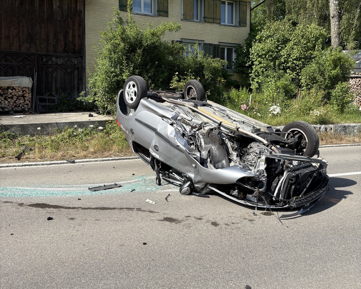 Schweizersholz TG – Sekundenschlaf führt zu Unfall