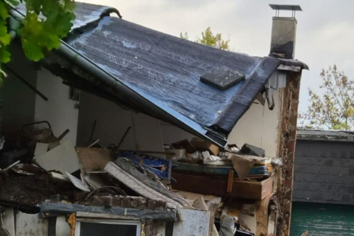 Gevelsberg – Fachwerkhaus vollständig eingestürzt