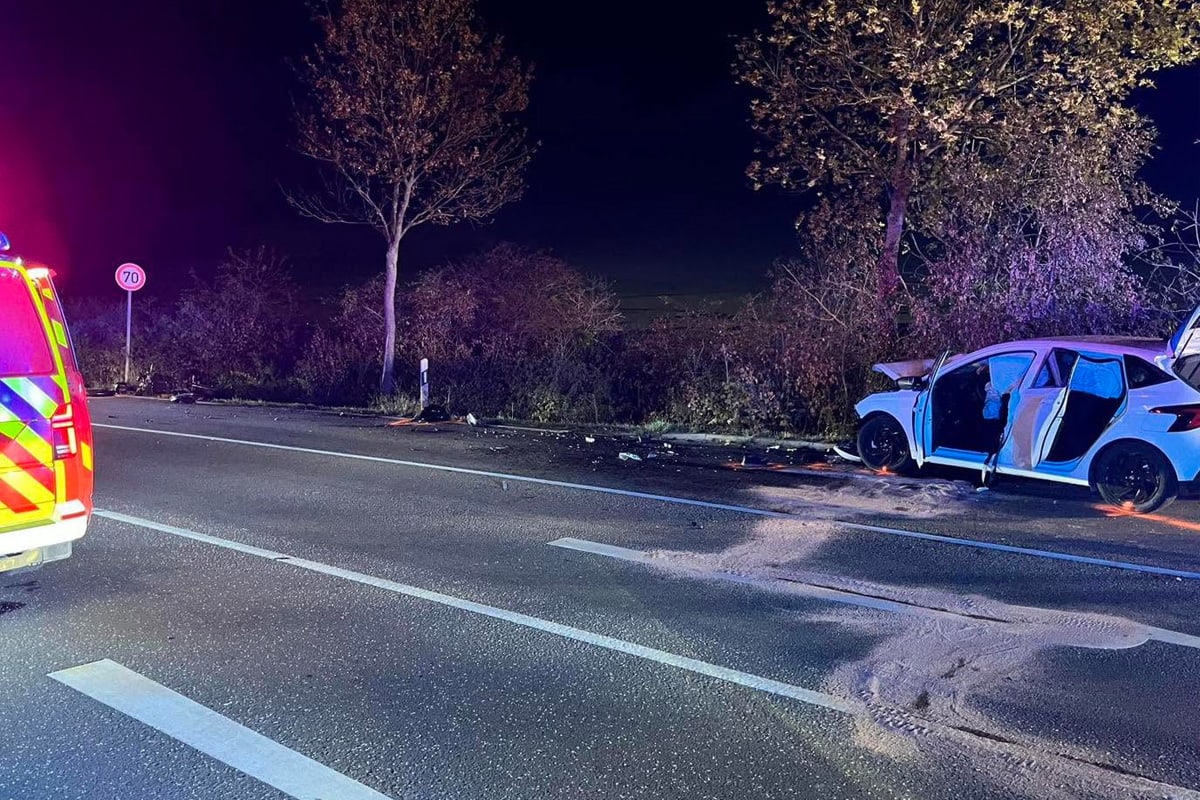 Worms – Motorradfahrer nach Kollision mit PKW schwer verletzt