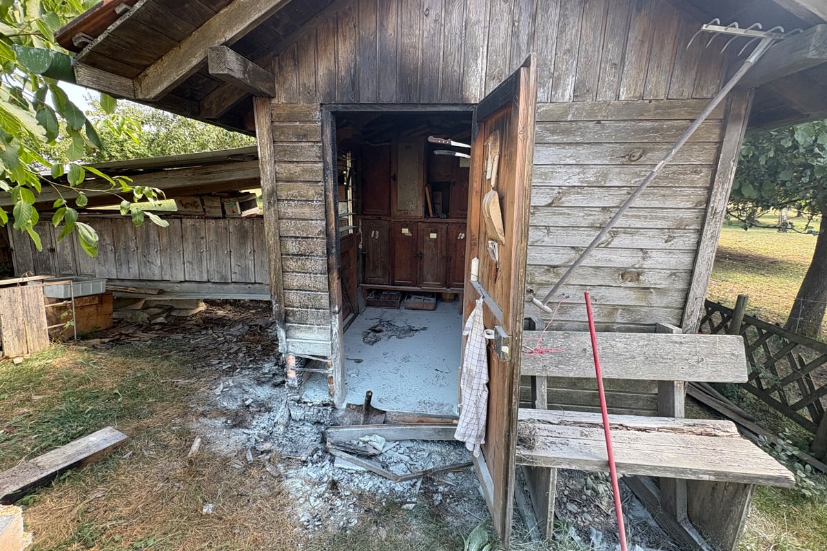 Homburg TG – Brand beschädigt Bienenhaus