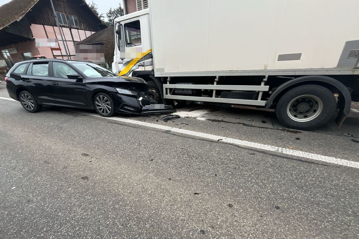 Unfall in Kriegstetten SO –  Navigationsgerät lenkte Autofahrer ab