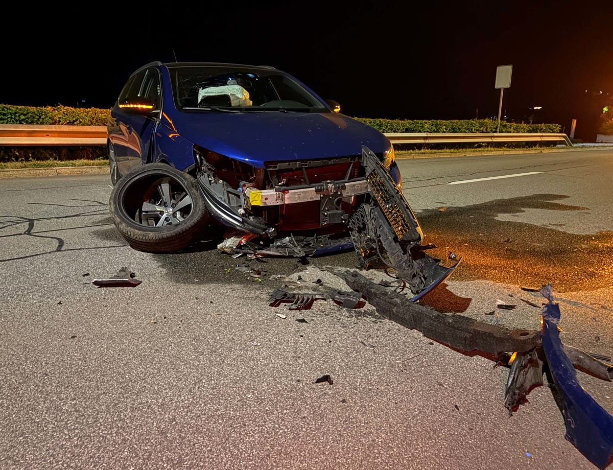 Walchwil ZG – Totalschaden nach Unfall