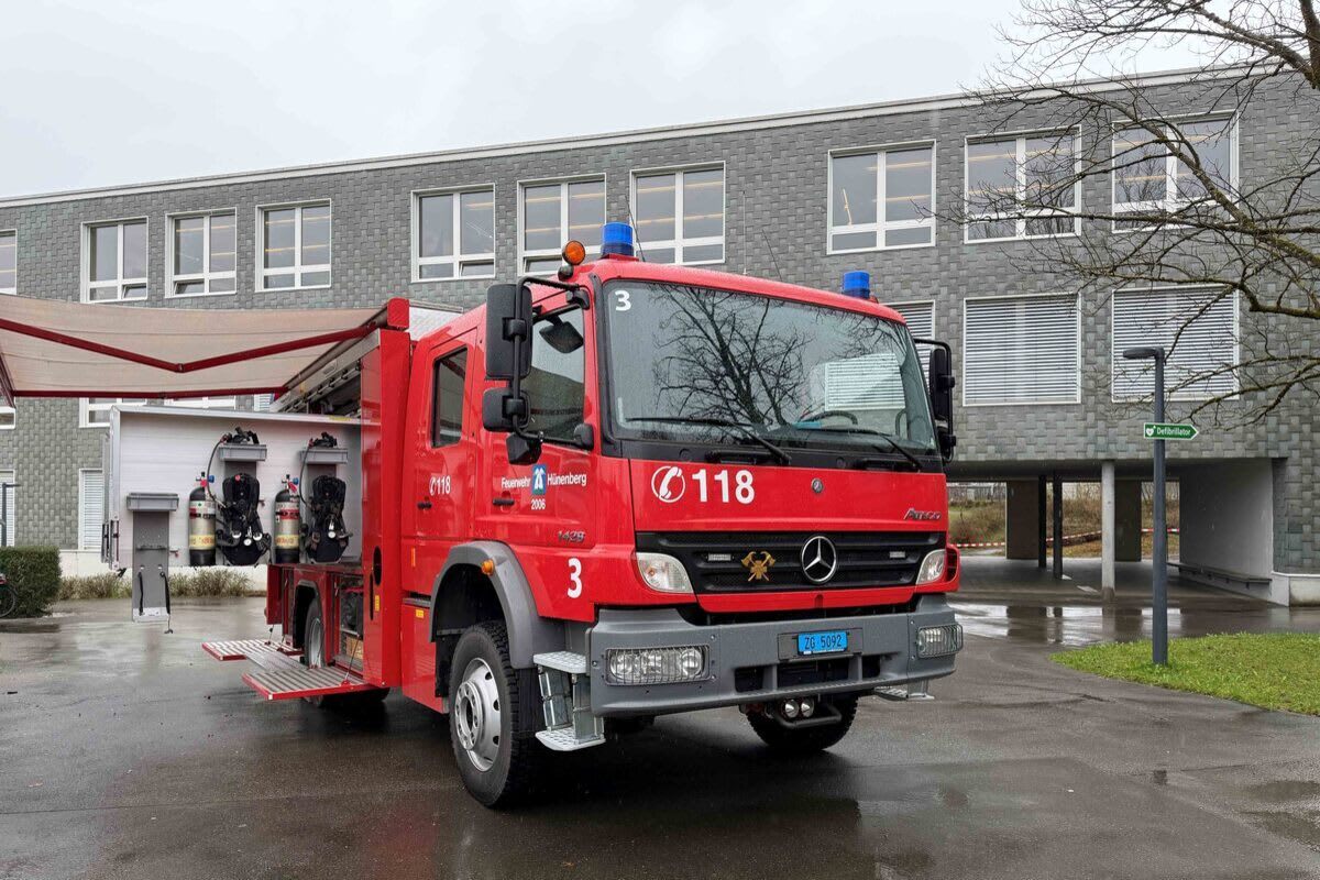 Hünenberg ZG – Rauch im Schulhaus löst Feuerwehreinsatz aus