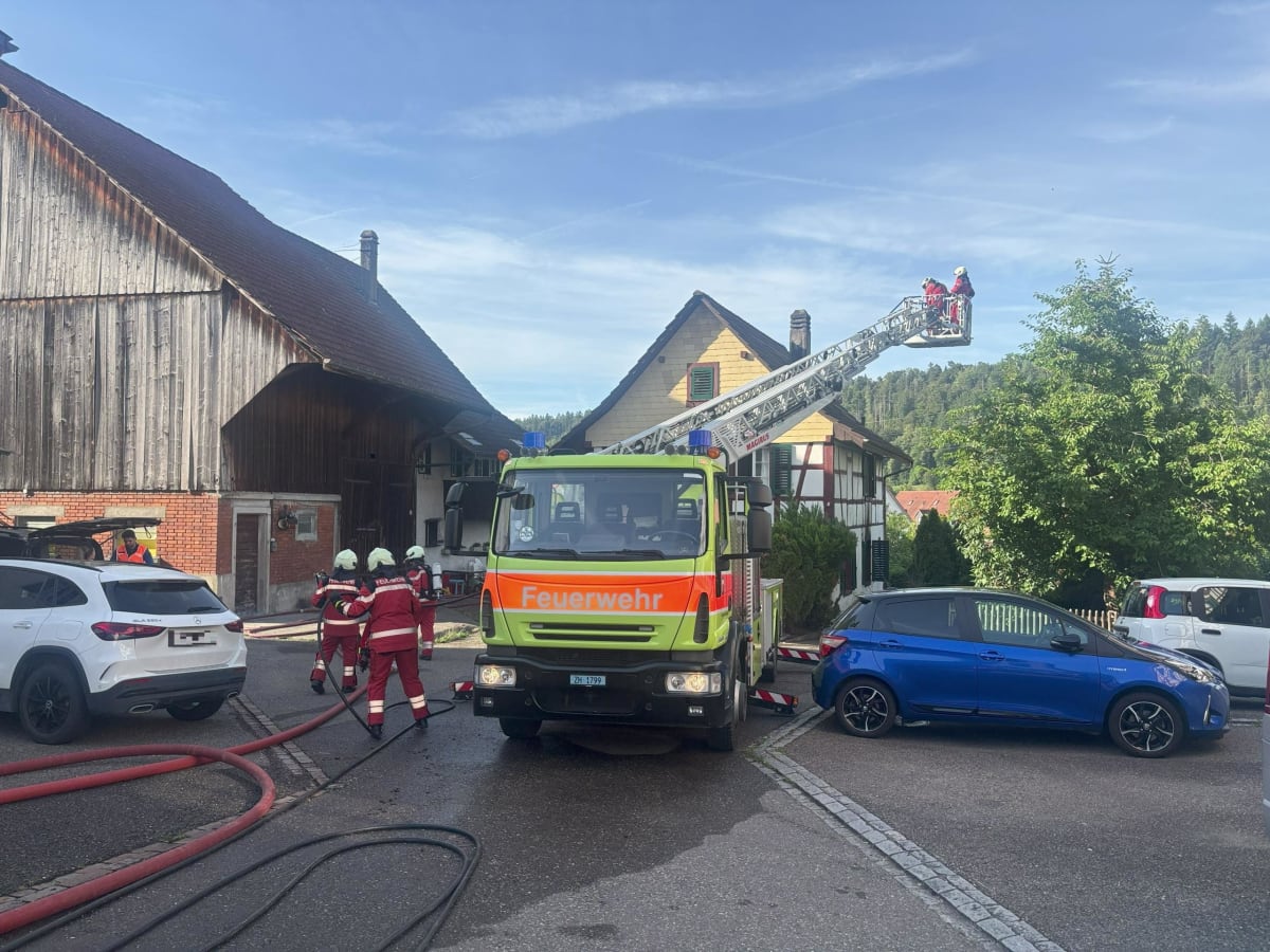 Glattfelden ZH – Küchenbrand macht Einfamilienhaus unbewohnbar