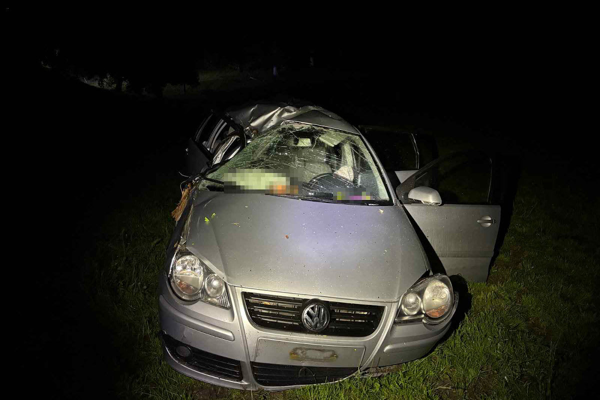 Kienberg SO – Vier Personen bei Selbstunfall mit Auto verletzt