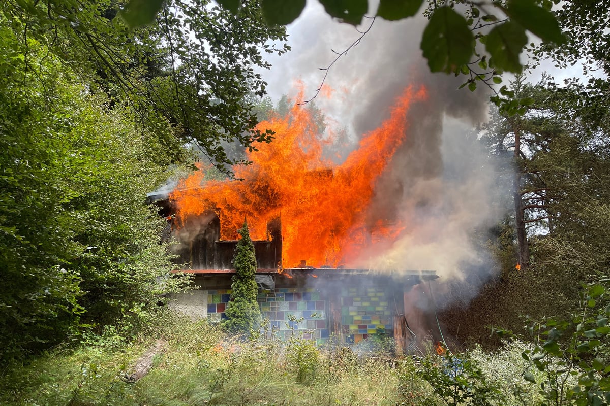 Oberegg AI - Feuer zerstört Einfamilienhaus