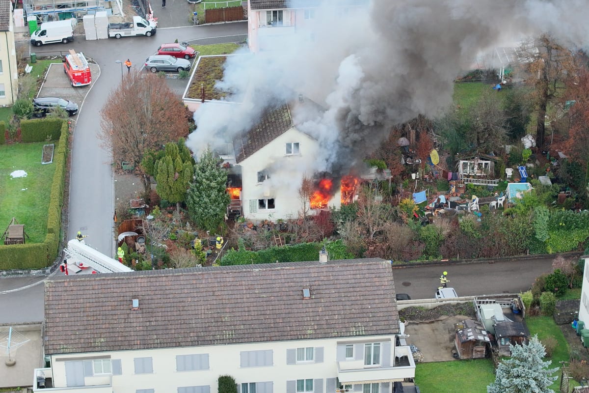 Uzwil SG – Katze stirbt bei Hausbrand